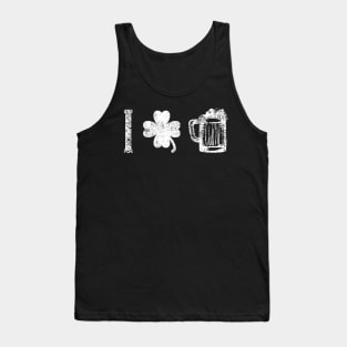 St. Patrick's day drinking vintage beer mug Tank Top